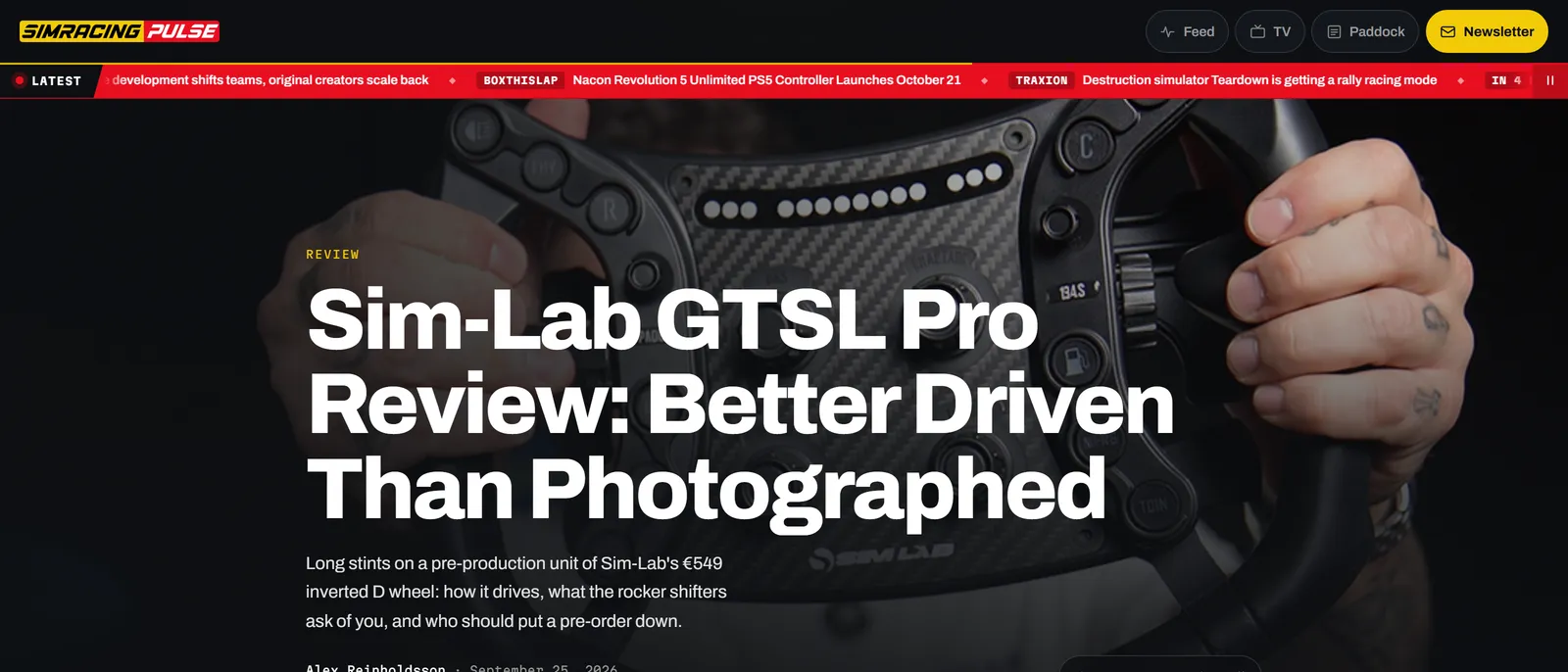 A news site that sorts itself