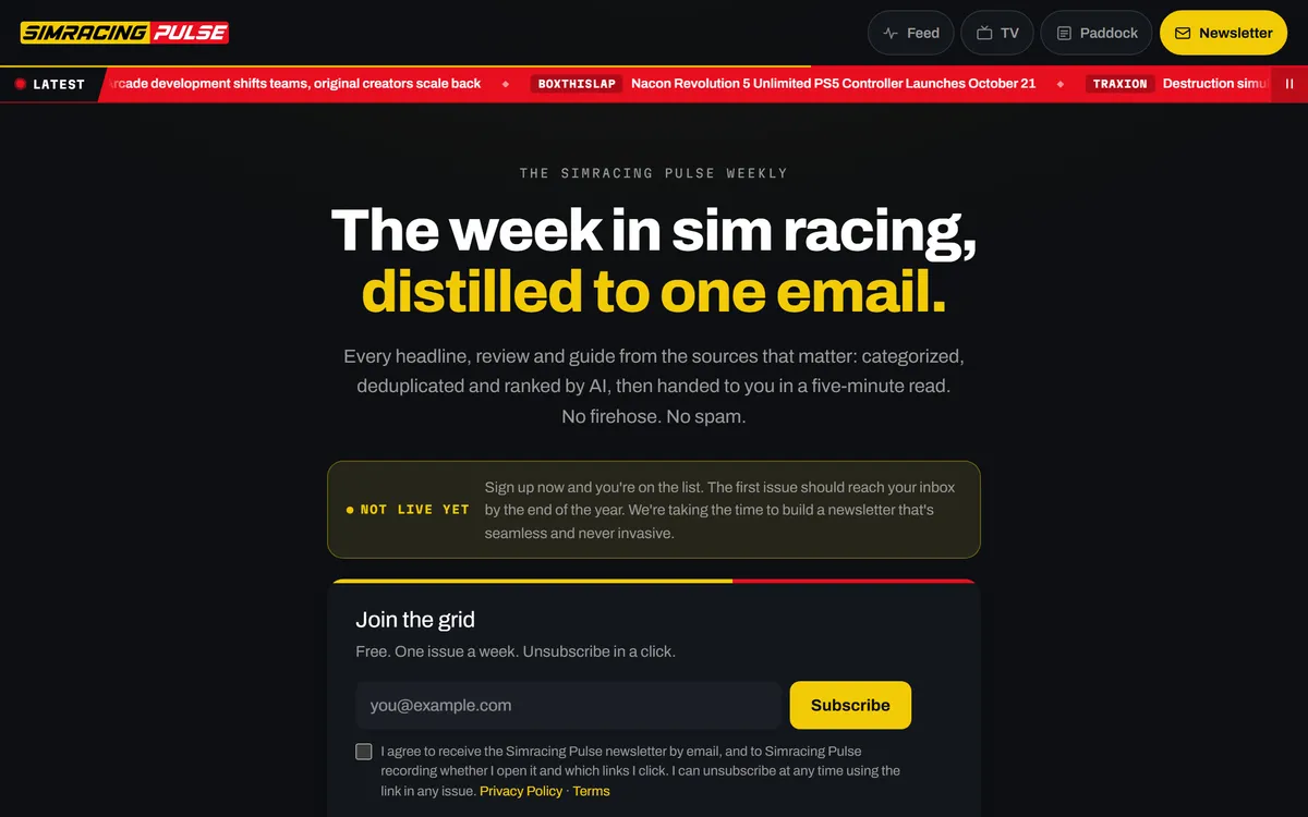 A news site that sorts itself: screenshot 1