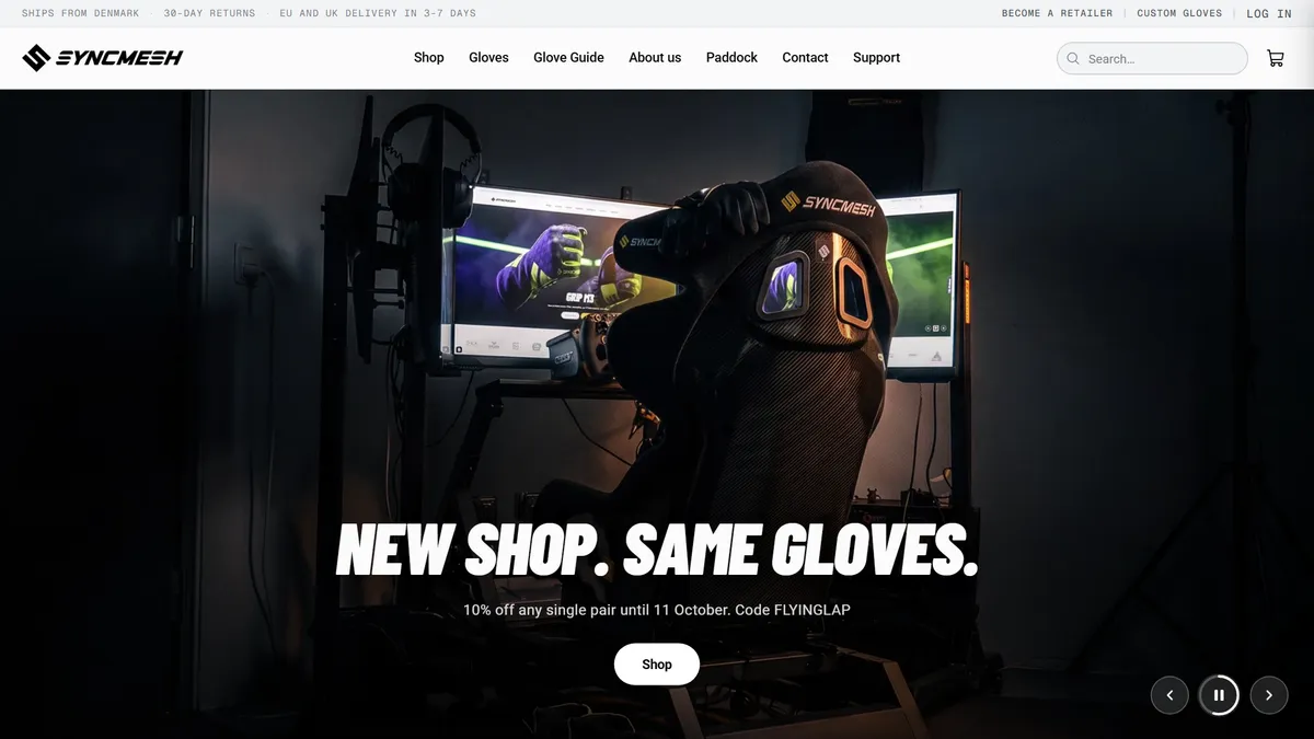 Our own brand, on a shop that flies
